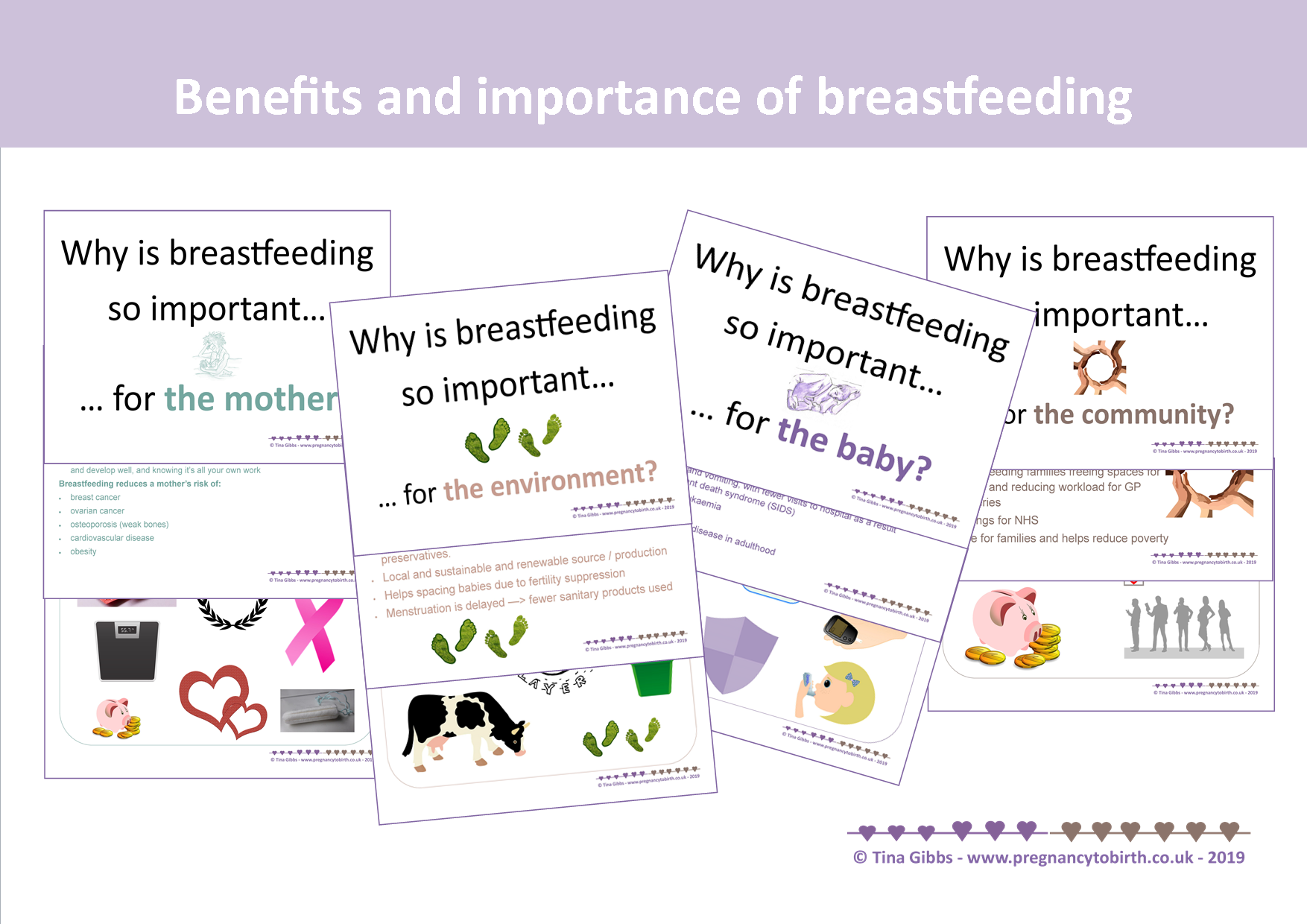 Benefits and Importance of breastfeeding Tina Gibbs perinatal education