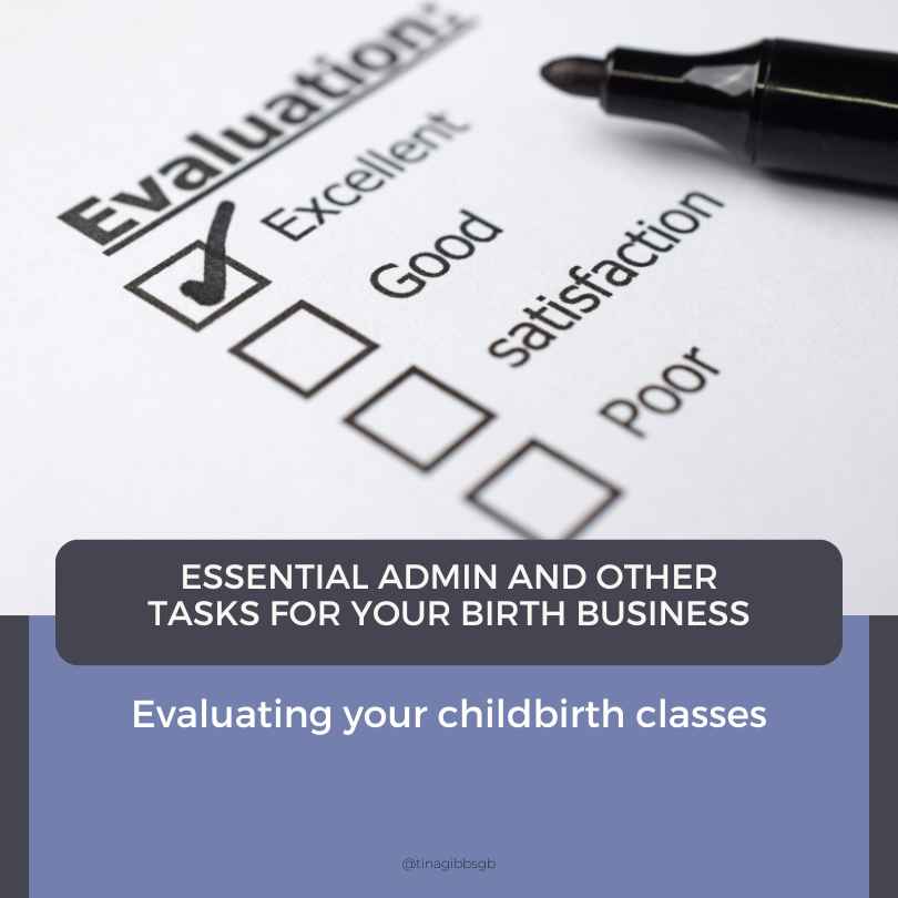 Evaluating your childbirth classes